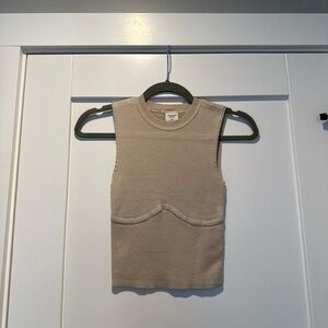 Abercrombie & Fitch Beige Tank Top